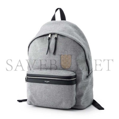 YSL GRAY CANVAS CLASSIC BACKPACK 326865 (38*30*17cm) YSL GRAY CANVAS CLASSIC BACKPACK 326865 (38*30*17cm)