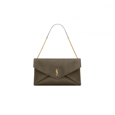 YSL CASSANDRE LARGE POUCH ON CHAIN IN LAMBSKIN 841702AACYT3212 (35*22*3cm)