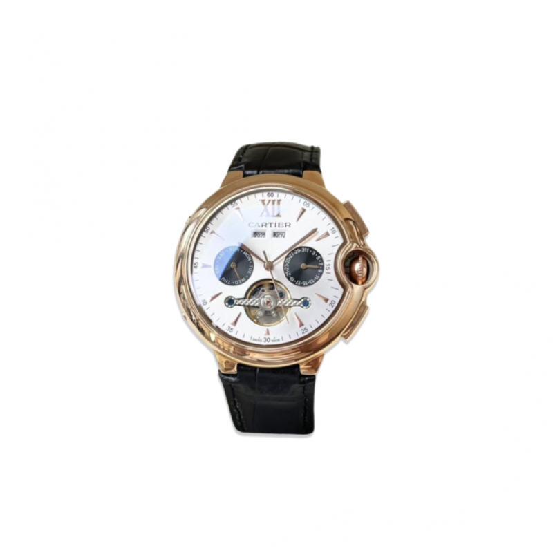 CARTIER BALLON BLEU TOURBILLON WATCH 44MM