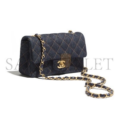 CHANEL 26P DENIM MINI CLASSIC FLAP BAG A69900 (20*14*8cm) CHANEL 26P DENIM MINI CLASSIC FLAP BAG A69900 (20*14*8cm)