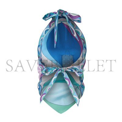 PUCCI PESCI-PRINT SILK-TWILL HALTERNECK TOP 4HRM034H781029 PUCCI PESCI-PRINT SILK-TWILL HALTERNECK TOP 4HRM034H781029