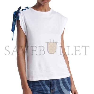 PUCCI TOP WITH PRINTED DETAIL 5HTP405H983100 PUCCI TOP WITH PRINTED DETAIL 5HTP405H983100