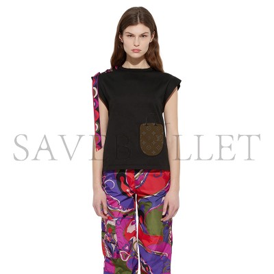 PUCCI TOP WITH PRINTED DETAIL 5UTP405U983999 PUCCI TOP WITH PRINTED DETAIL 5UTP405U983999