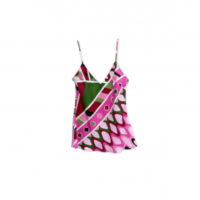 PUCCI VIVARA PRINT SILK TOP PUCCI VIVARA PRINT SILK TOP