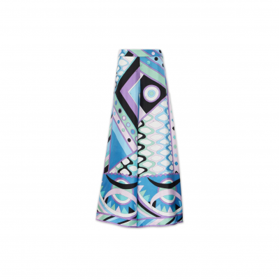 PUCCI VIVARA SILK TWILL WIDE-LEG PANTS PUCCI VIVARA SILK TWILL WIDE-LEG PANTS