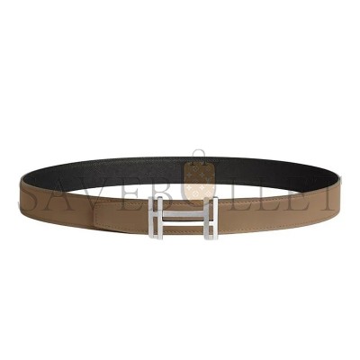 HERMES BELT H AU CARRE BELT BUCKLE & REVERSIBLE LEATHER STRAP 32MM H066050CK05 HERMES BELT H AU CARRE BELT BUCKLE & REVERSIBLE LEATHER STRAP 32MM H066050CK05