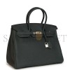 HERMÈS MASTER BIRKIN 35 VERT FONCE TOGO PALLADIUM HARDWARE (35*25*18cm) 
