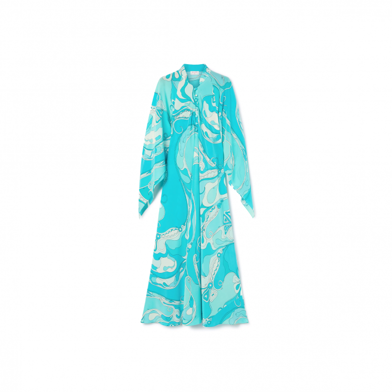 PUCCI ORCHIDEE PRINT LONG KAFTAN 5URL365U733019 PUCCI ORCHIDEE PRINT LONG KAFTAN 5URL365U733019