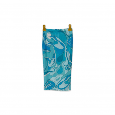 PUCCI ORCHIDEE PRINTED BEACH COVER-UP SKIRT PUCCI ORCHIDEE PRINTED BEACH COVER-UP SKIRT