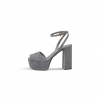 PRADA SUEDE PLATFORM SANDALS 1XP48B