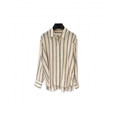 THE ROW SILK STRIPED SHIRT THE ROW SILK STRIPED SHIRT
