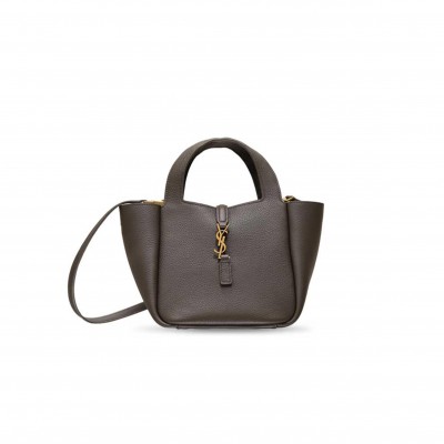 YSL LE 5 À 7 BABY BEA IN GRAINED LEATHER 872469 (18*15*13cm) YSL LE 5 À 7 BABY BEA IN GRAINED LEATHER 872469 (18*15*13cm)
