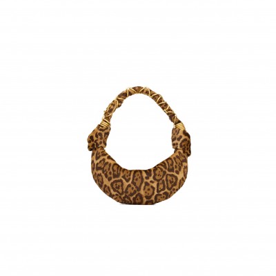 YSL AMALIA MINI HOBO IN PONY HAIR LEATHER 862558AAGIK2874 (19*13*10cm)