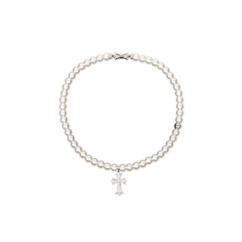 CHROME HEARTS PEARL NECKLACE