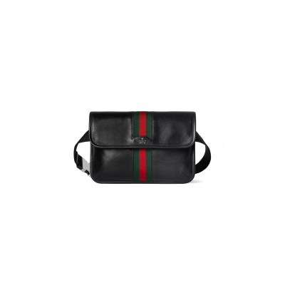 GUCCI WEB TRADEMARK SMALL BELT BAG ‎867032 (24*17*3.5cm)