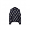 BURBERRY CHECKERED WOOL BLEND FLIGHT JACKET 81106321