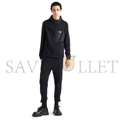 PRADA TECHNICAL COTTON AND RECYCLED NYLON CARDIGAN UJL79A PRADA TECHNICAL COTTON AND RECYCLED NYLON CARDIGAN UJL79A