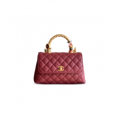 CHANEL 25K SMALL TOP HANDLE FLAP BAG A92990 (23*14*8cm)