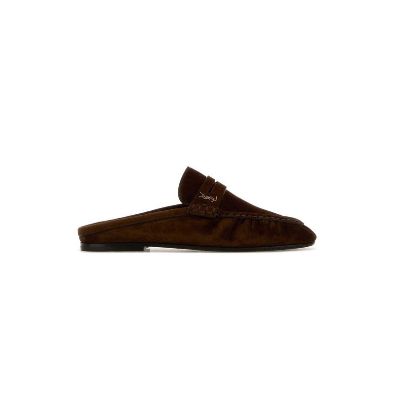 YSL LE LOAFER MULES IN SUEDE 85239227DTT