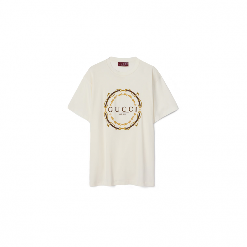 GUCCI COTTON JERSEY T-SHIRT WITH PRINT 837959 GUCCI COTTON JERSEY T-SHIRT WITH PRINT 837959