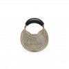 CHLOÉ SUMMER BANANA MINI HOBO BAG IN METALLIC CROCHET CH26SP921R34 (26*15.5*2cm)