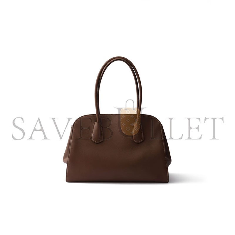 PRADA MEDIUM LEATHER TOTE BAG 1BG606 (34*23*14cm) PRADA MEDIUM LEATHER TOTE BAG 1BG606 (34*23*14cm)