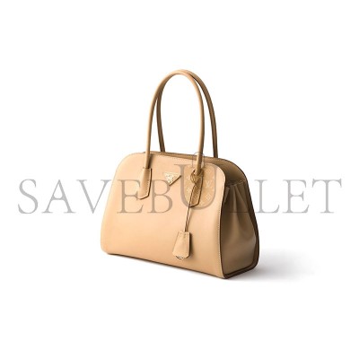 PRADA MEDIUM LEATHER TOTE BAG 1BG606 (34*23*14cm) PRADA MEDIUM LEATHER TOTE BAG 1BG606 (34*23*14cm)