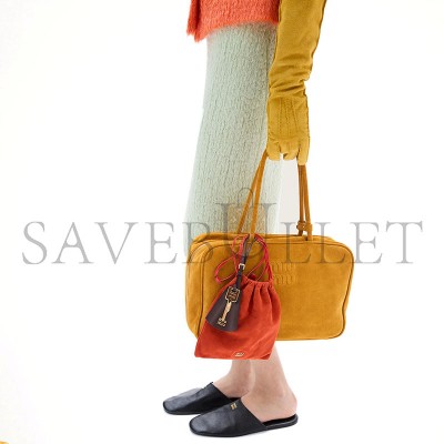 MIU MIU SUEDE BEAU BAG 5BB117 (34*23*10cm) MIU MIU SUEDE BEAU BAG 5BB117 (34*23*10cm)