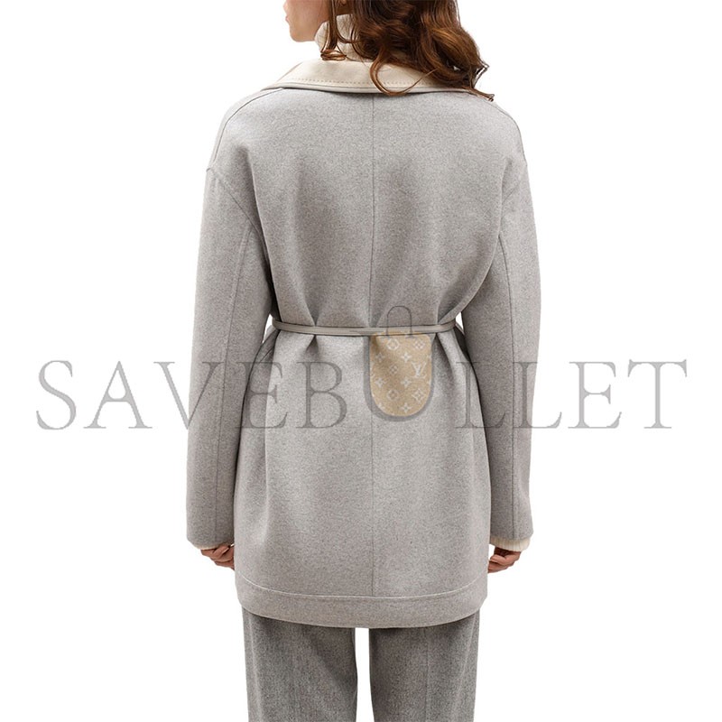 LORO PIANA JIMI JACKET BABY CASHMERE SIRIUS MELANGE GRAY FAF8083