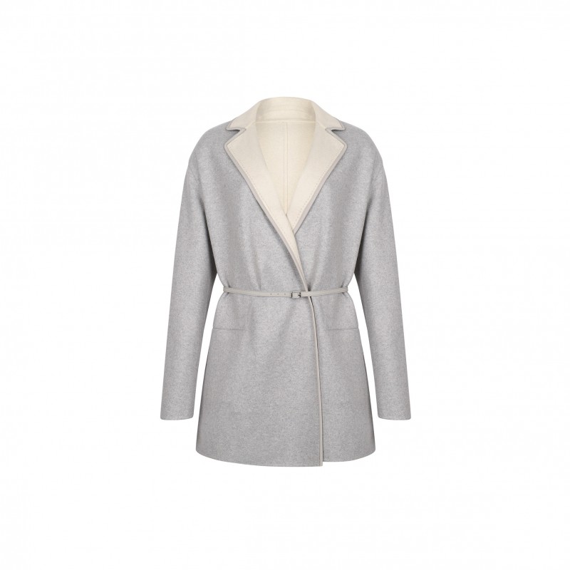 LORO PIANA JIMI JACKET BABY CASHMERE SIRIUS MELANGE GRAY FAF8083