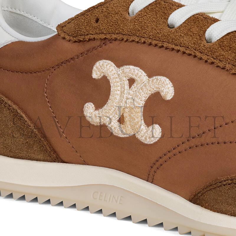 CELINE RACER SNEAKER IN NYLON, SUEDE CALFSKIN AND CALFSKIN 364365257C.03AA CELINE RACER SNEAKER IN NYLON, SUEDE CALFSKIN AND CALFSKIN 364365257C.03AA