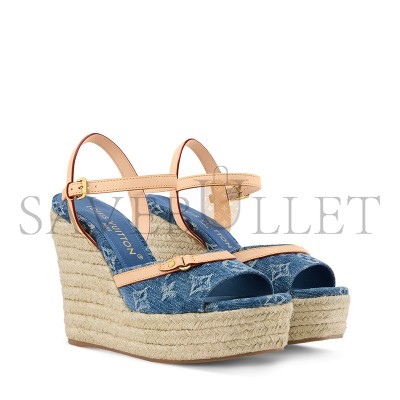 LOUIS VUITTON HELIOS WEDGE SANDAL 1AJL43 LOUIS VUITTON HELIOS WEDGE SANDAL 1AJL43