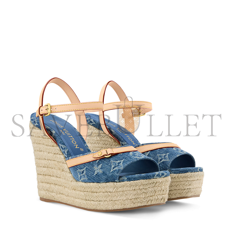 LOUIS VUITTON HELIOS WEDGE SANDAL 1AJL43