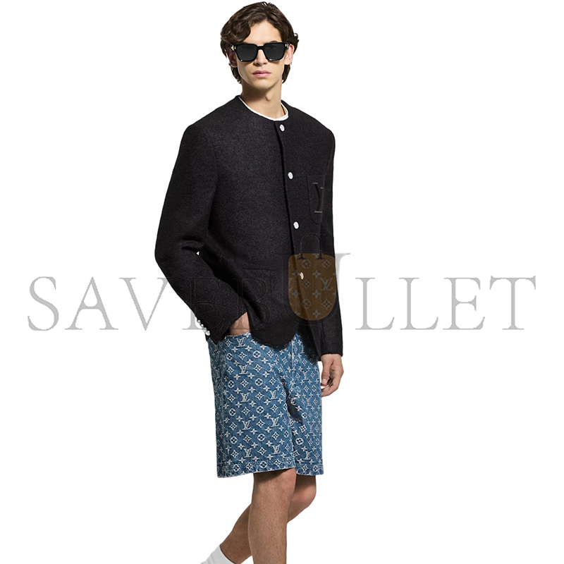 LOUIS VUITTON MONOGRAM DENIM SHORTS 1AJBJL LOUIS VUITTON MONOGRAM DENIM SHORTS 1AJBJL