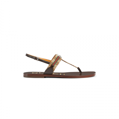 GUCCI WOMEN'S INTERLOCKING G WEB SANDAL 782421