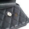 CHANEL MY EVERYTHING FLAP CARD HOLDER QUILTED CAVIAR BELT BAG (12*9*2cm) 