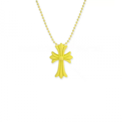 CHROME HEARTS SILICONE CROSS NECKLACE