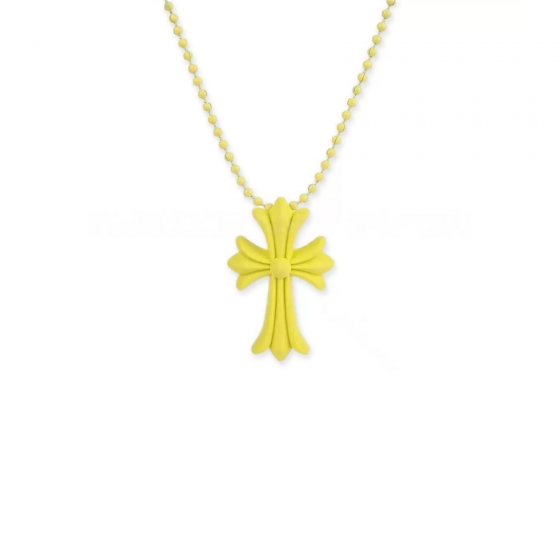 CHROME HEARTS SILICONE CROSS NECKLACE
