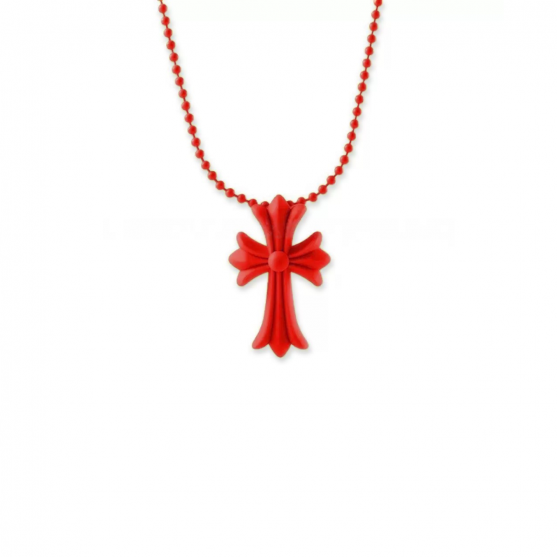 CHROME HEARTS SILICONE CROSS NECKLACE