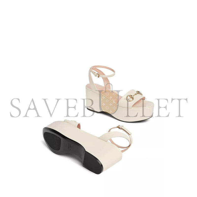 GUCCI LADY HORSEBIT PLATFORM SANDAL 