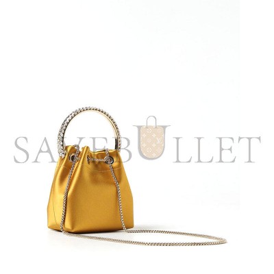 JIMMY CHOO BON BON BAG IN SATIN (15*14*9cm) JIMMY CHOO BON BON BAG IN SATIN (15*14*9cm)