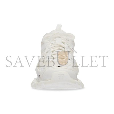 BALENCIAGA TRACK.3 MESH AND NYLON WHITE LOW TOP SNEAKER 700873W3RF19010 BALENCIAGA TRACK.3 MESH AND NYLON WHITE LOW TOP SNEAKER 700873W3RF19010