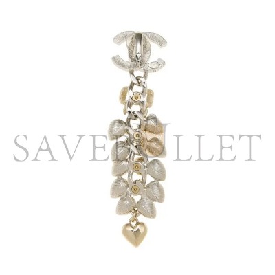 CHANEL CRYSTAL AND PEARL DANGLE EARRINGS ABE454