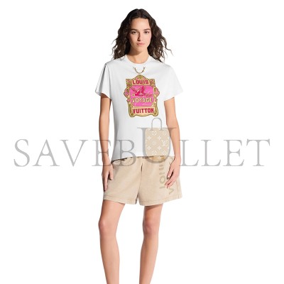 LOUIS VUITTON PARROT PRINT T-SHIRT 1AHIT4 LOUIS VUITTON PARROT PRINT T-SHIRT 1AHIT4