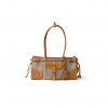 PRADA BONNIE MEDIUM LINEN AND LEATHER HANDBAG 1BA426 (32*15.5*12cm) PRADA BONNIE MEDIUM LINEN AND LEATHER HANDBAG 1BA426 (32*15.5*12cm)