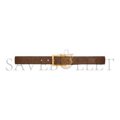 YSL BELT LETTER LOGO SUEDE 7895881U80W2358 YSL BELT LETTER LOGO SUEDE 7895881U80W2358