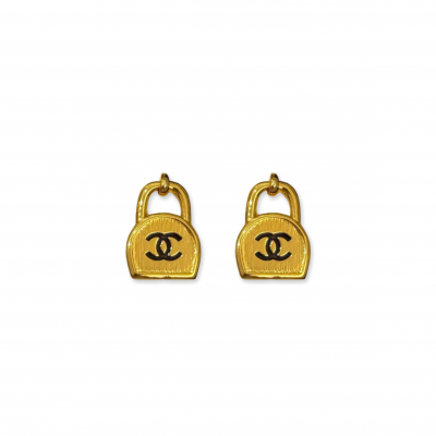 CHANEL PADLOCK EARRINGS CHANEL PADLOCK EARRINGS