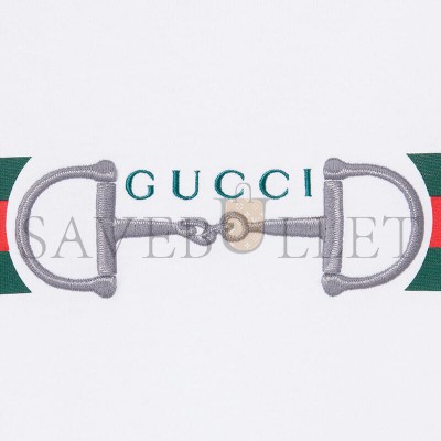 GUCCI COTTON JERSEY T-SHIRT WITH EMBROIDERY 855021