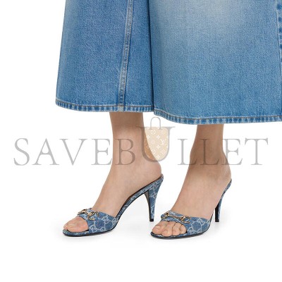 GUCCI WOMEN'S SLIDE SANDAL WITH HORSEBIT 853671