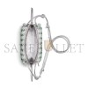 BOTTEGA VENETA CONCERT POUCH IN LAMINATED INTRECCIATO LEATHER 794258 (18.5*11.5*8.5cm)